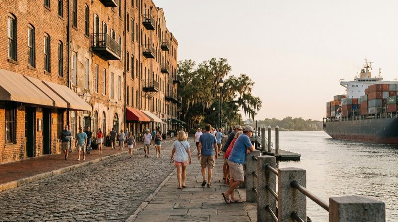 Savannah River Walk Guide: River Street, Ferry, Food, and Tips